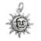 Silver Plated Sun & Moon Charm by Bead Landing™